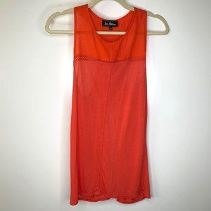 SAM EDELMAN Coral Open Racer‎ Back Tank Top Sz S